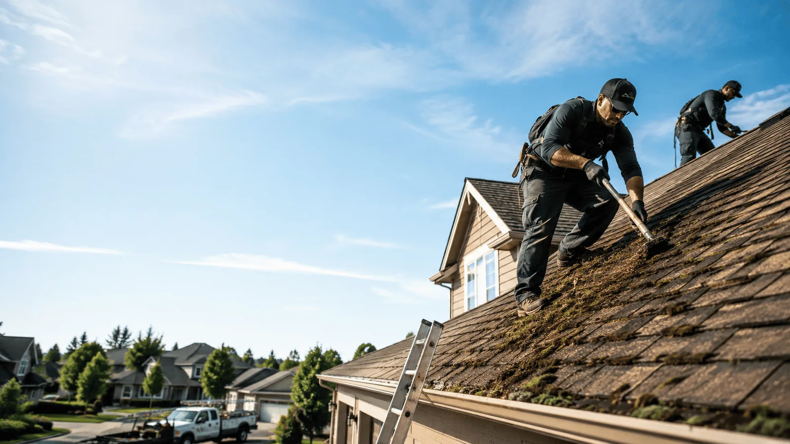 Roof Moss Removal in Sheboygan Falls, WI near me
